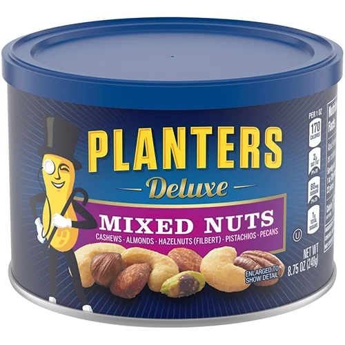 Planters Deluxe Mixed Nuts with Hazelnuts - 8.75 oz can 3 Planters Deluxe Mixed Nuts with Hazelnuts - 8.75 oz can