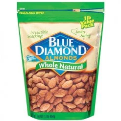 Blue Diamond Value Pack Almonds – 16oz Bag -Home Sales Store 05442