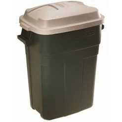 Roughneck 30-Gallon Evergreen Plastic Trash Can