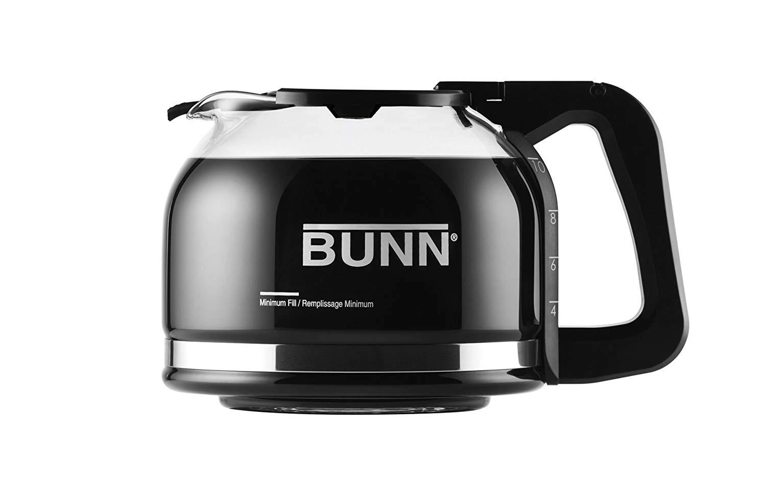 BUNN-O-MATIC 10-Cup Drip Free Replacement Carafe, Black 3 BUNN-O-MATIC 10-Cup Drip Free Replacement Carafe, Black