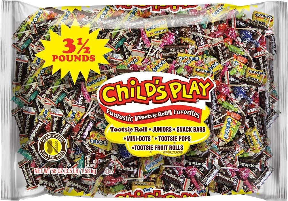Tootsie Child's Play Candy 3.5lb 3 Tootsie Child's Play Candy 3.5lb