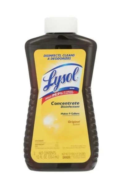 Lysol 12-oz. Liquid Disinfectant Concentrate 3 Lysol 12-oz. Liquid Disinfectant Concentrate