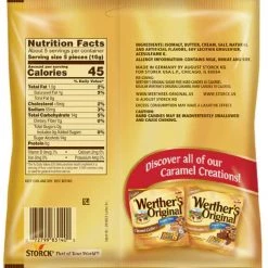Werther's Original Sugar Free Hard Candies, 2.75 oz -Home Sales Store 19880010 1