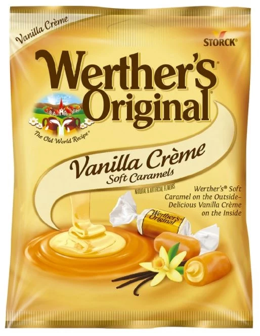 Werther's Original Soft and Creamy Caramels with Vanilla, 4.51 oz 3 Werther's Original Soft and Creamy Caramels with Vanilla, 4.51 oz