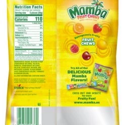 Mamba Fruit Chews Candy, 7.05 oz -Home Sales Store 19880031 1
