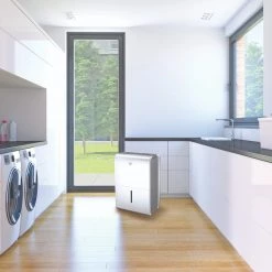 Perfect Aire 22 Pt./Day 2-Speed Flat Panel Dehumidifier 21 Perfect Aire 22 Pt./Day 2-Speed Flat Panel Dehumidifier -Home Sales Store 1pfd flat panel dehum lifestyle