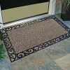 GrassWorx Wrought Iron Stems and Leaves Door Mat -Home Sales Store 200002 1