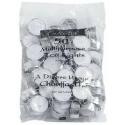 Candle-Lite 50 Pack Unscented Tea Lights -Home Sales Store 20010012 4