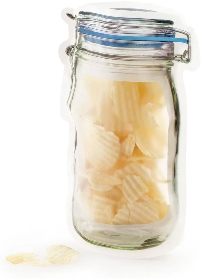 Kikkerland Zipper Bags, Large – 2 Pack 4 Kikkerland Zipper Bags, Large – 2 Pack - Image 2