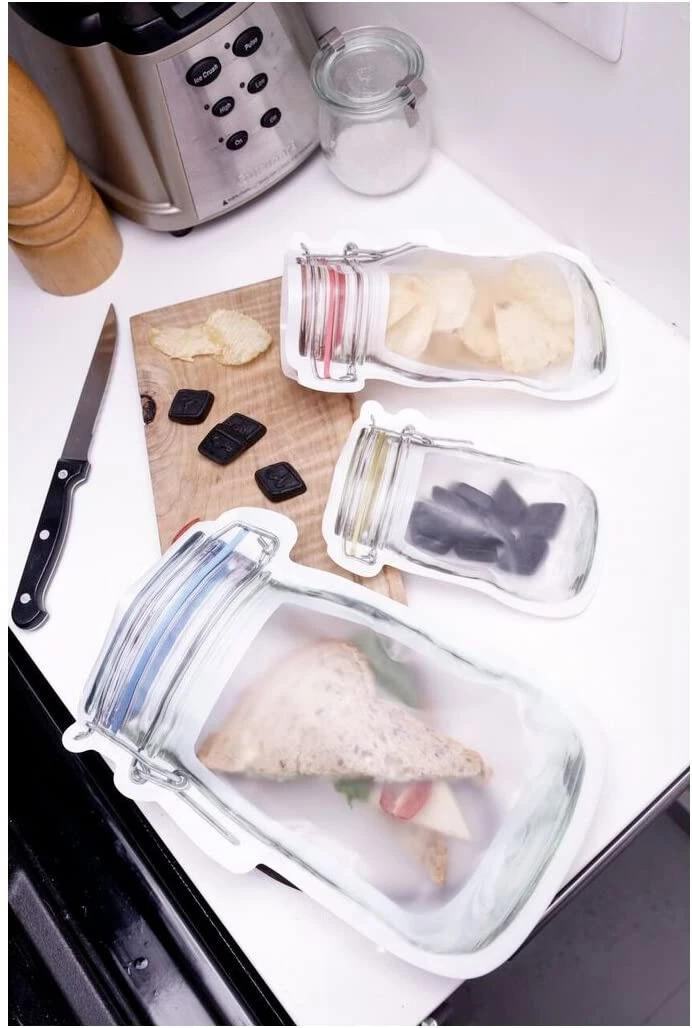 Kikkerland Zipper Bags, Large – 2 Pack 6 Kikkerland Zipper Bags, Large – 2 Pack - Image 4