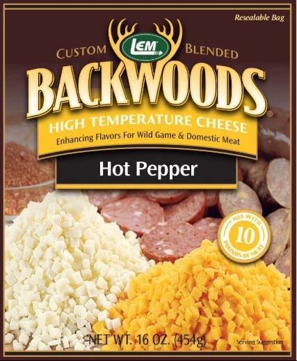 LEM Backwoods High-Temp Hot Pepper Cheese - 1 lb 3 LEM Backwoods High-Temp Hot Pepper Cheese - 1 lb