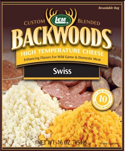 LEM Backwoods High-Temp Swiss Cheese - 1 lb 3 LEM Backwoods High-Temp Swiss Cheese - 1 lb