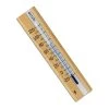 6.5" x 3.375" Wood Indoor Wall Thermometer -Home Sales Store 3780013