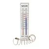 Indoor and Outdoor Thermometer - 9.75in x 1.25in 2 Indoor and Outdoor Thermometer - 9.75in x 1.25in -Home Sales Store 3780018
