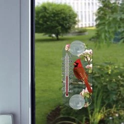 La Crosse Traditional Thermometer with Cardinal Design 8" -Home Sales Store 37810005 1