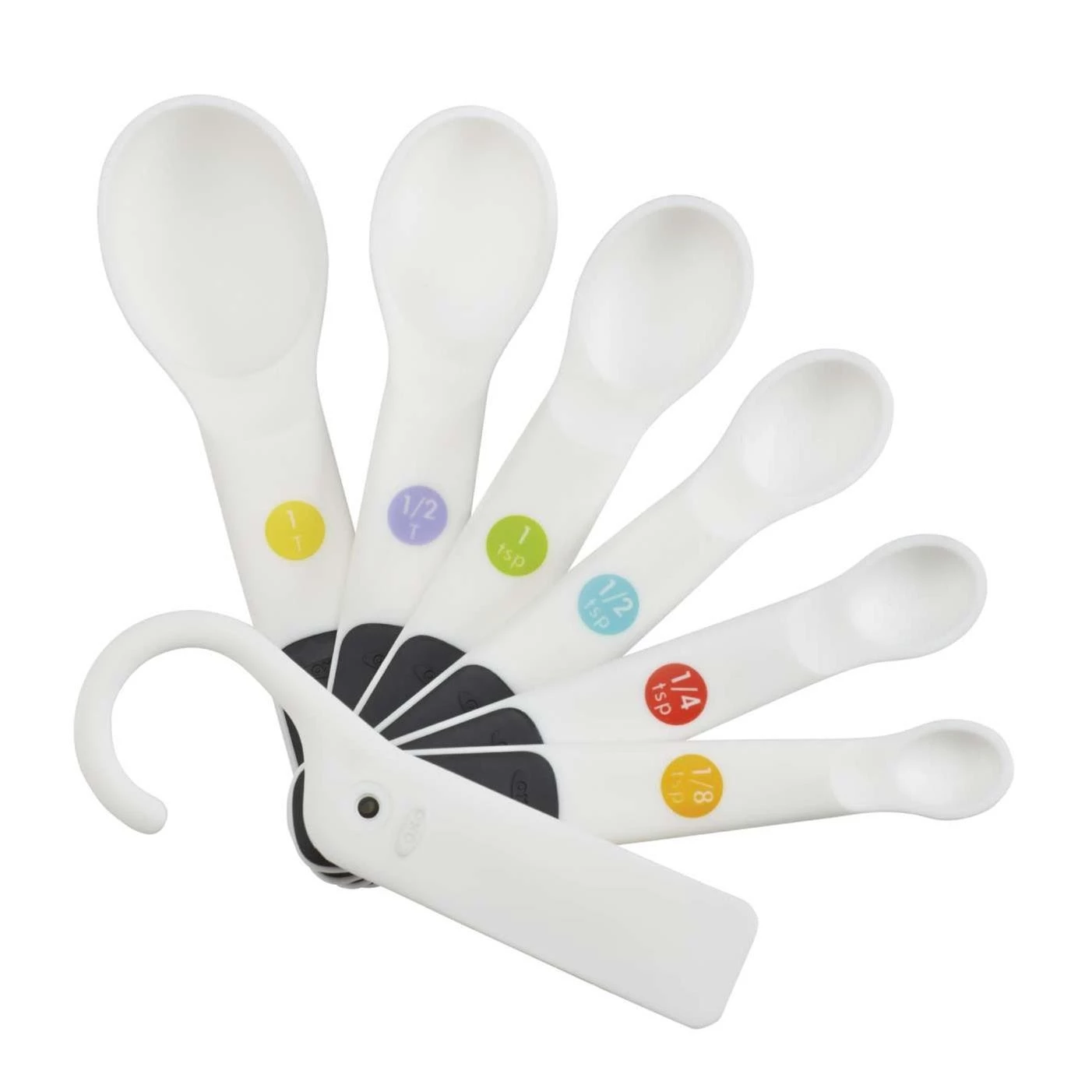 OXO 7 Piece Plastic Measuring Spoons 3 OXO 7 Piece Plastic Measuring Spoons