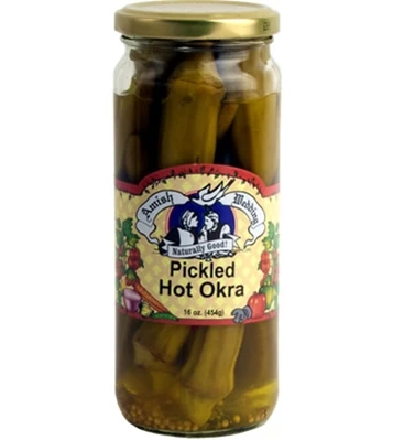 Amish Wedding Foods Pickled Okra, 16 oz. 3 Amish Wedding Foods Pickled Okra, 16 oz.