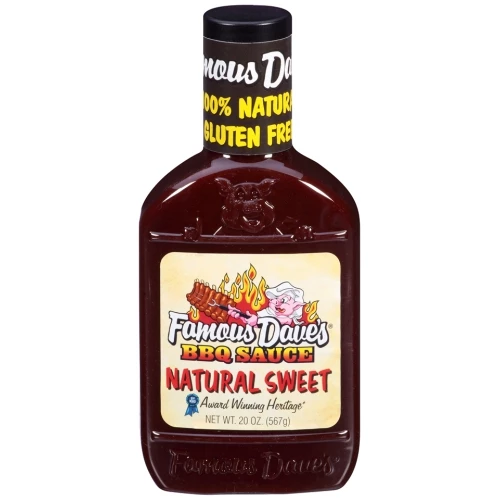 Famous Dave's Natural Sweet BBQ Sauce 3 Famous Dave's Natural Sweet BBQ Sauce