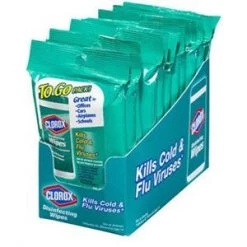 Clorox Disinfecting Wipes To Go, Fresh Scent, 9-Ct. Packet