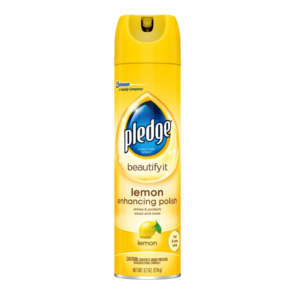 Pledge Enhancing Polish, Lemon 9.7 oz 3 Pledge Enhancing Polish, Lemon 9.7 oz