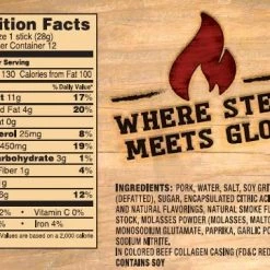 Cattleman's Cut Beef Sticks - Old Fashioned 7 Cattleman's Cut Beef Sticks - Old Fashioned -Home Sales Store 53410 sticks nfp