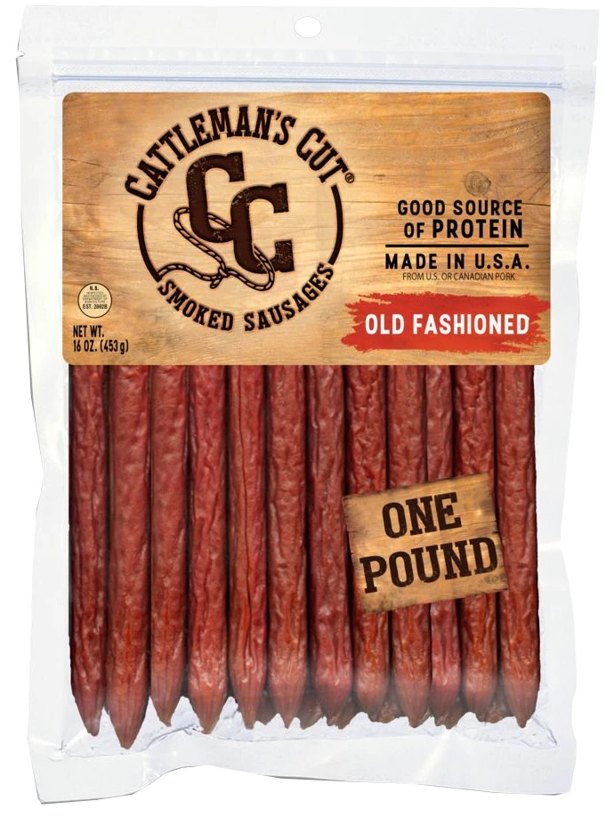 Cattleman's Cut Beef Sticks - Old Fashioned 3 Cattleman's Cut Beef Sticks - Old Fashioned