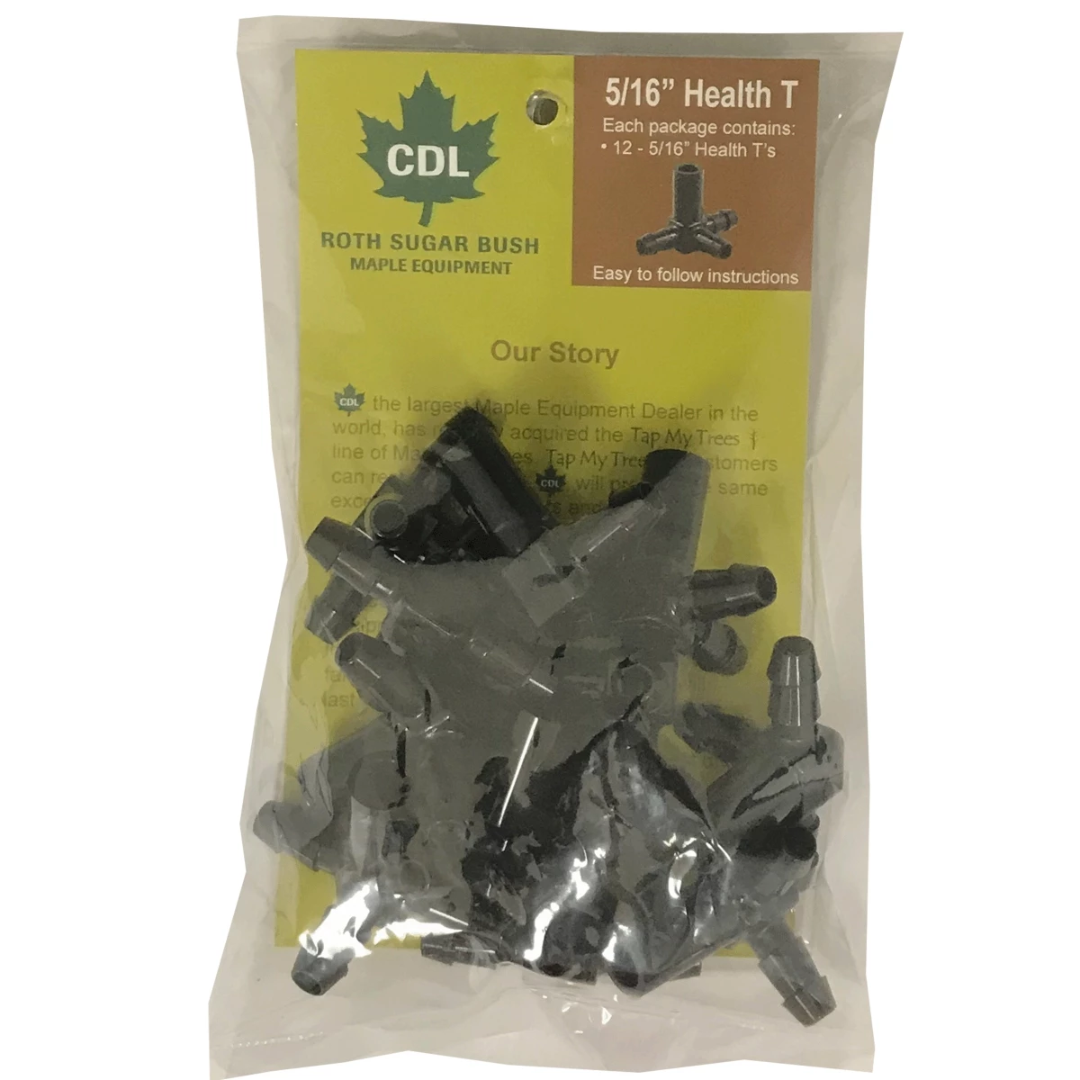 CDL Roth Sugar 5/16″ Maxflow Tee Tubing - 12 pack 4 CDL Roth Sugar 5/16″ Maxflow Tee Tubing - 12 pack - Image 2