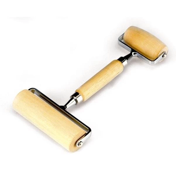 Norpro Wood Pizza/Pastry Roller 4 Norpro Wood Pizza/Pastry Roller - Image 2
