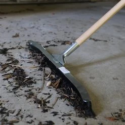 Ettore Curved Steel Floor Squeegee w/Handle - 24 Inch -Home Sales Store 54455 3