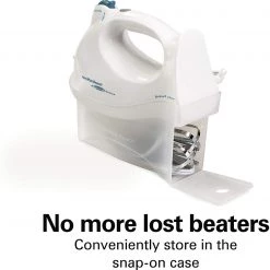 Hamilton Beach Power Deluxe 6-Speed Electric Hand Mixer with Snap-On Storage Case 12 Hamilton Beach Power Deluxe 6-Speed Electric Hand Mixer with Snap-On Storage Case -Home Sales Store 5590984 1