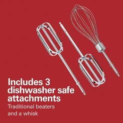 Hamilton Beach Power Deluxe 6-Speed Electric Hand Mixer with Snap-On Storage Case 13 Hamilton Beach Power Deluxe 6-Speed Electric Hand Mixer with Snap-On Storage Case -Home Sales Store 5590984 2