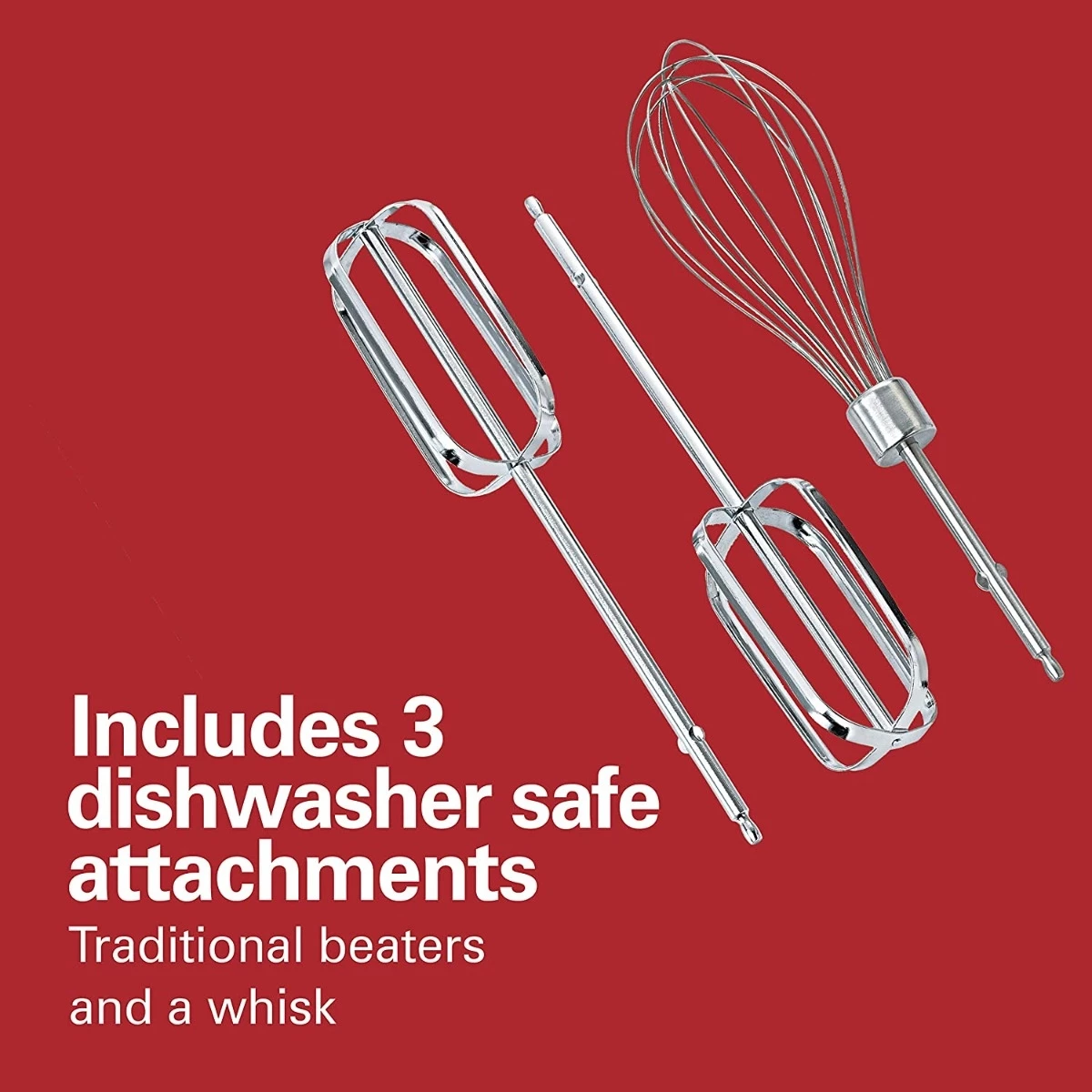 Hamilton Beach Power Deluxe 6-Speed Electric Hand Mixer with Snap-On Storage Case 5 Hamilton Beach Power Deluxe 6-Speed Electric Hand Mixer with Snap-On Storage Case - Image 3