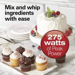 Hamilton Beach Power Deluxe 6-Speed Electric Hand Mixer with Snap-On Storage Case -Home Sales Store 5590984 4 1