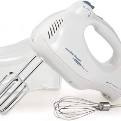 Hamilton Beach Power Deluxe 6-Speed Electric Hand Mixer with Snap-On Storage Case