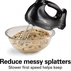 Hamilton Beach Hand Mixer with Snap-On Case - Black -Home Sales Store 5591050