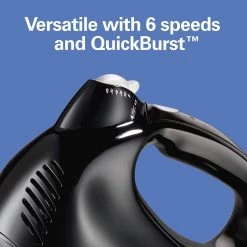 Hamilton Beach Hand Mixer with Snap-On Case - Black -Home Sales Store 5591050 5
