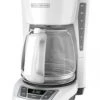 Black & Decker 12-Cup* Programmable Coffeemaker, White