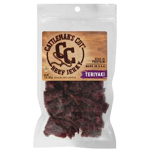 Obertos Cattleman's Cut Teriyaki 10Oz Beef Jerky 3 Obertos Cattleman's Cut Teriyaki 10Oz Beef Jerky