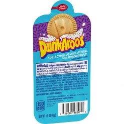 Dunkaroos Vanilla Cookies and Vanilla Frosting with Rainbow Sprinkles - 1.5 oz