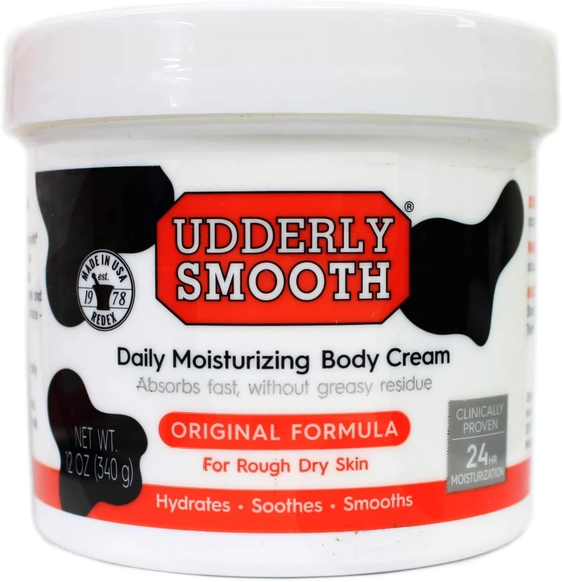 Udderly Smooth Udder Cream, Skin Moisturizer, 12 Ounce Jar 3 Udderly Smooth Udder Cream, Skin Moisturizer, 12 Ounce Jar