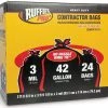 Ruffies 42 Gallon Black Contractor Bags, 24 Count 1 Ruffies 42 Gallon Black Contractor Bags, 24 Count -Home Sales Store 71uabfeqihl ac sl1338 1