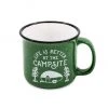Camco Life is Better at the Campsite Speckled Mug, Green, RV Design -Home Sales Store 75149001