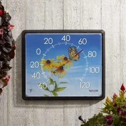 Taylor 12" x 14" Dial Thermometer, Butterfly 11 Taylor 12" x 14" Dial Thermometer, Butterfly -Home Sales Store 7560162 4