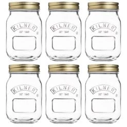 Kilner 17 Oz. Canning Jar, 6-Pack