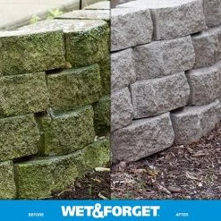 Wet & Forget 800006 Moss, Mold, Mildew and Algae Stain Remover Concentrate – 1 Gallon -Home Sales Store 800006 5
