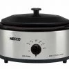 Nesco 6 Qt. Stainless Steel Roaster with Porcelain Cookwell -Home Sales Store 80480583 1