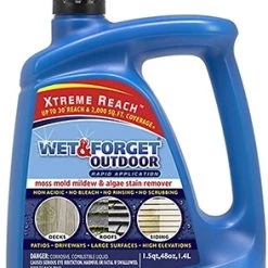 Wet & Forget 805048 Moss, Mold, Mildew and Algae Stain Remover Hose End – 48 oz