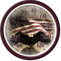 Taylor 13.25" Thermometer -Home Sales Store bald eagle 1