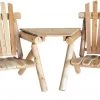 Lakeland Mills Solid Cedar Vis-A-Tete Chair -Home Sales Store cf1329 visa tete 1