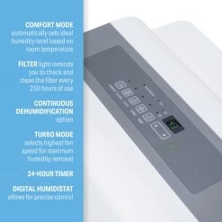 Perfect Aire 50-Pint Flat Panel Energy Star Dehumidifier MODEL #: 2PFD50 14 Perfect Aire 50-Pint Flat Panel Energy Star Dehumidifier MODEL #: 2PFD50 -Home Sales Store enhanced content dehumidifiers 2pfd series no pump control panel